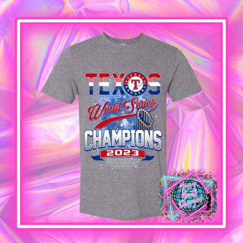 (PREORDER) Texas Rangers WS Champions DTF Tee