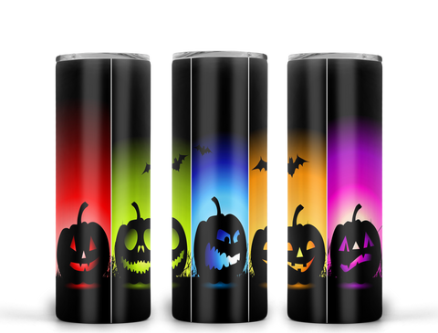 Colorful Jack-o-Lanterns