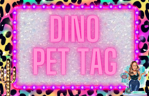 Dino Pet Tag