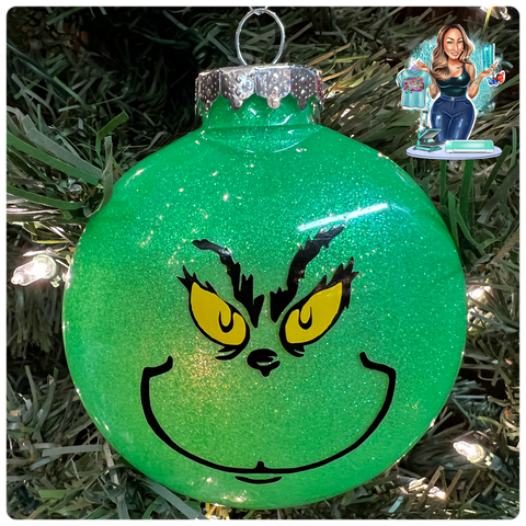 Grinch Large Disc Ornament
