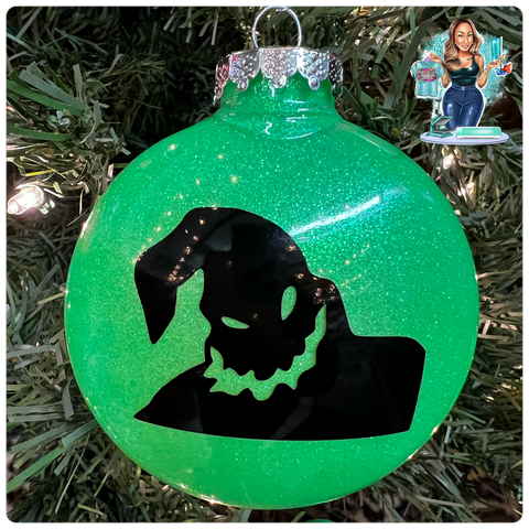 Oogie Boogie Large Disc Ornament