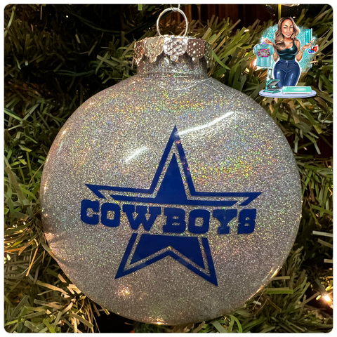 Cowboys #1 Large Disc Ornament