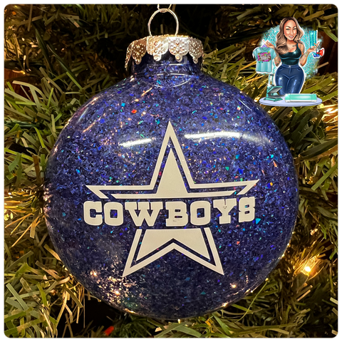 Cowboys #4 Large Disc Ornament