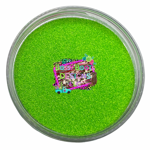 Electric Lime Matte Glitter
