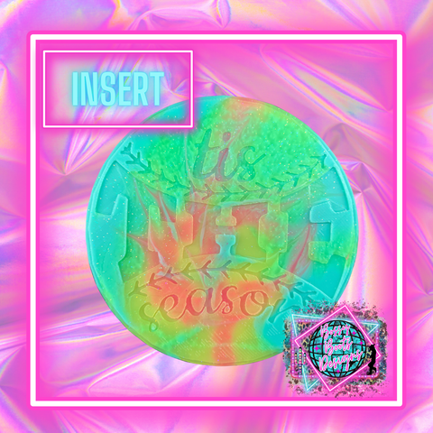 Tis’ The Season Baseball Circle Insert