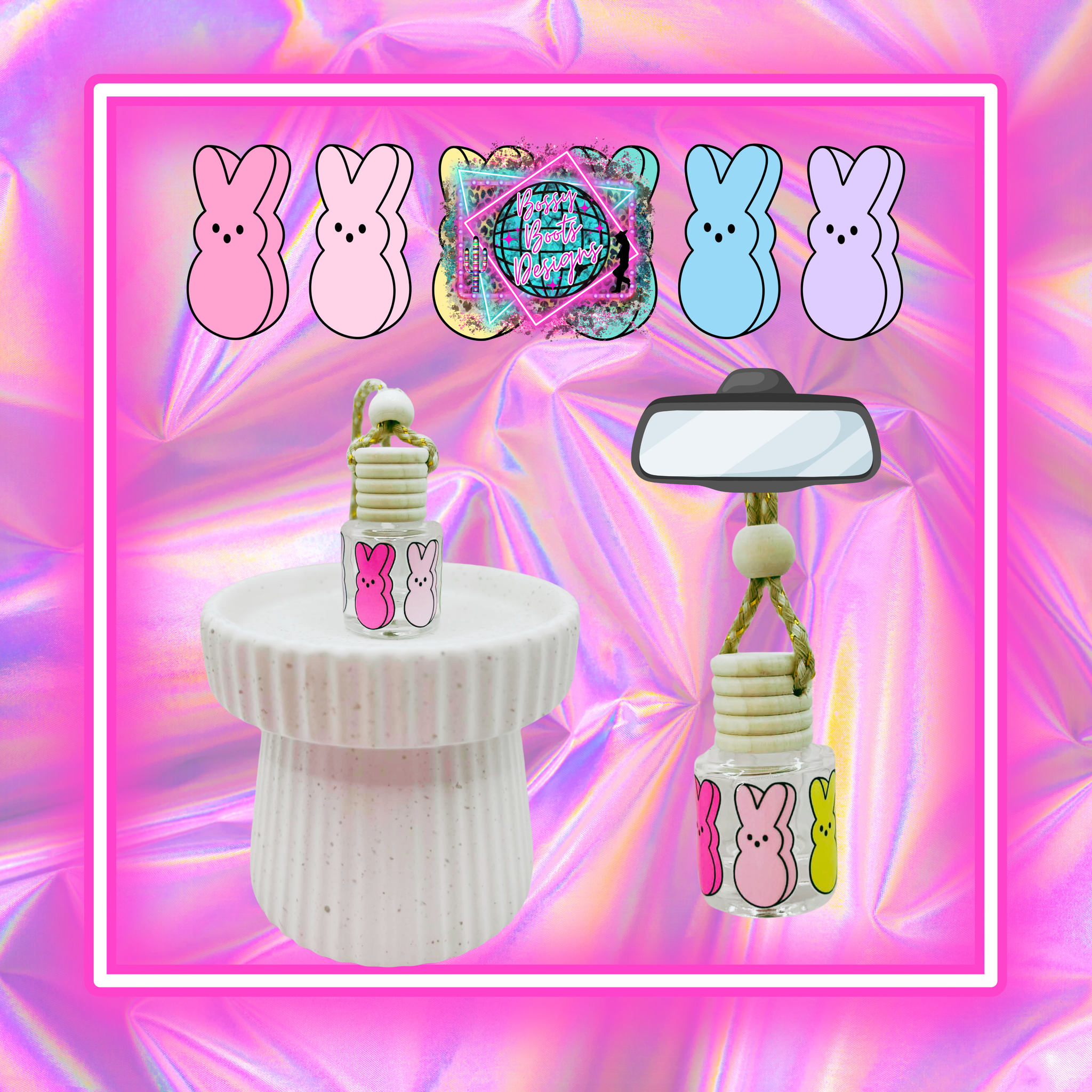 Peeps Diffuser UV DTF Wrap – BossyBootsDesigns