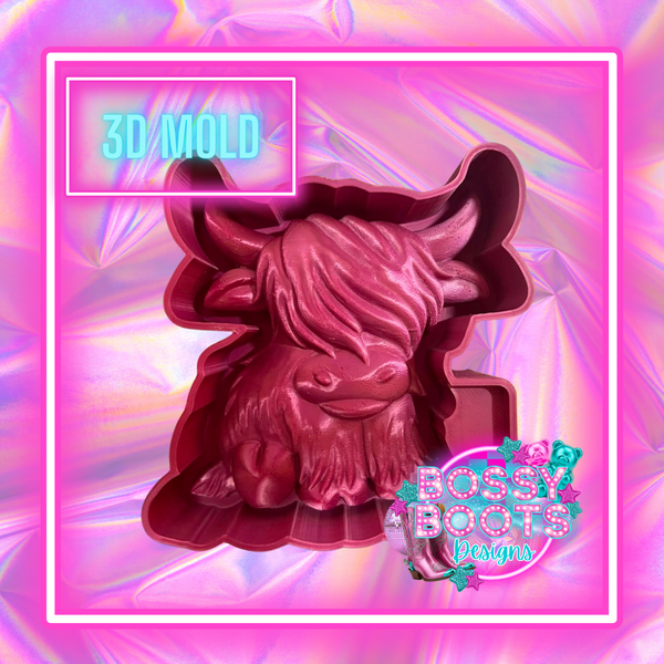 (3D) Highland Cow