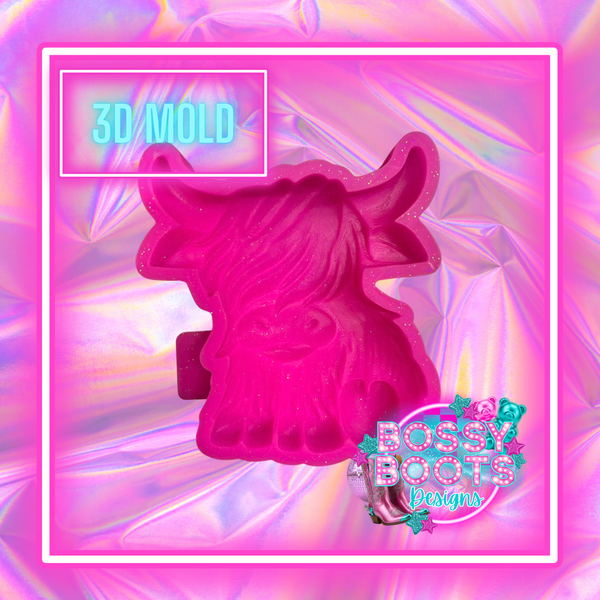 (3D) Highland Cow
