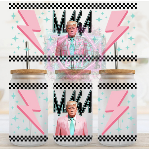 16oz UV DTF Cup Wrap- MAGA Trump (Exclusive)