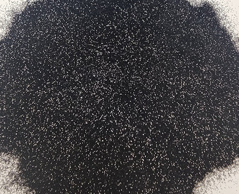 Midnight Black Metallic Glitter Dust