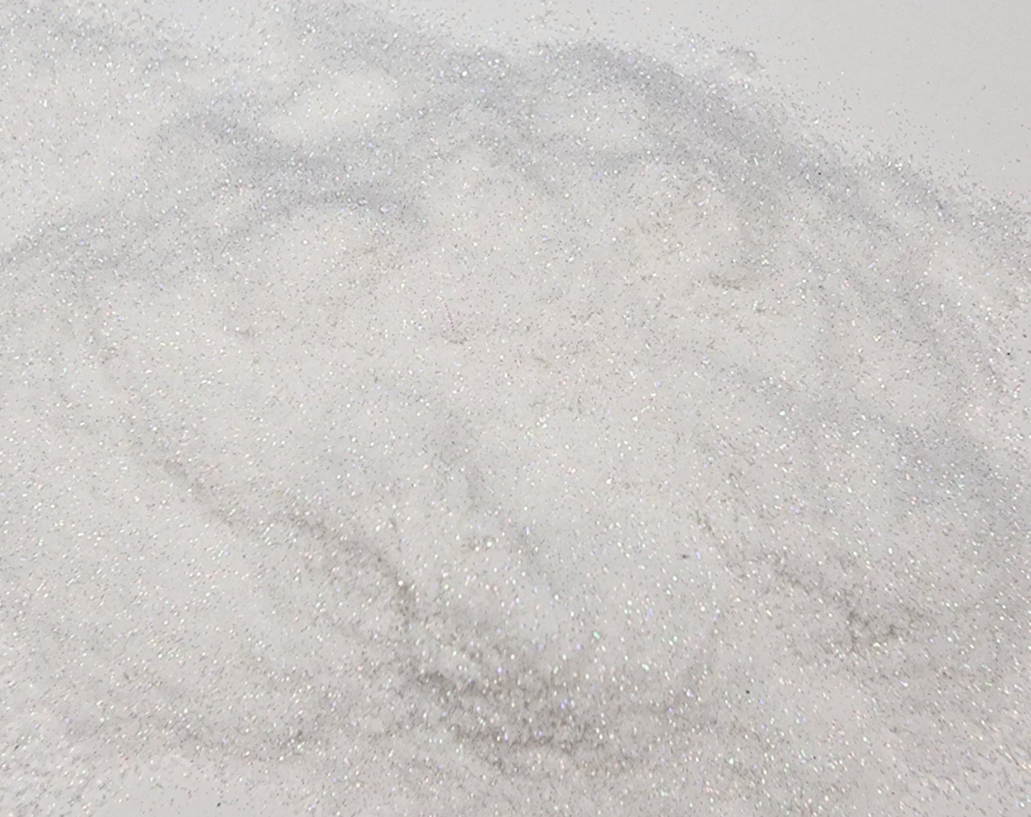 White Iridescent Glitter Dust