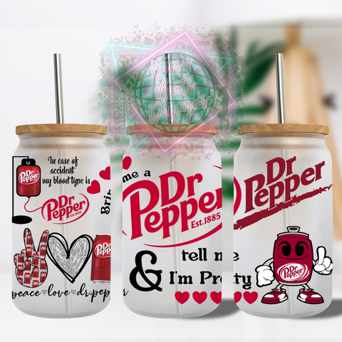 Spicy Dr 16oz Glass Can