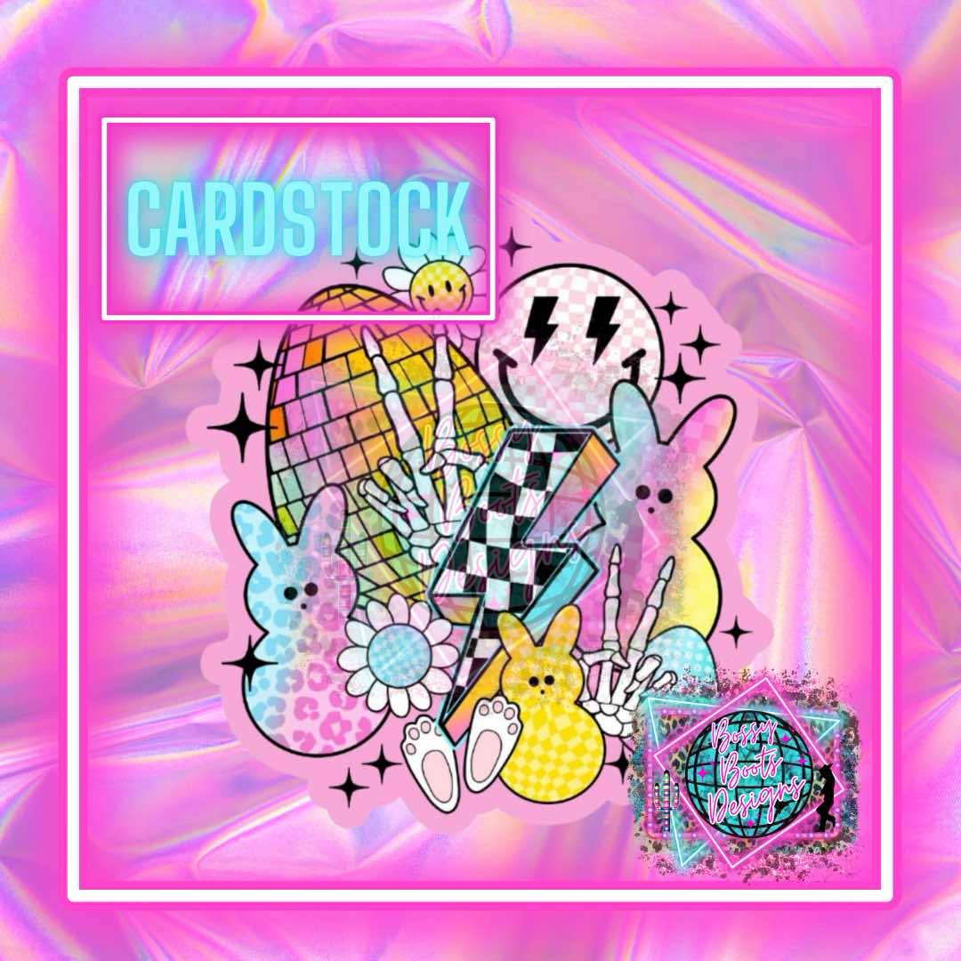 Retro Easter Cardstock