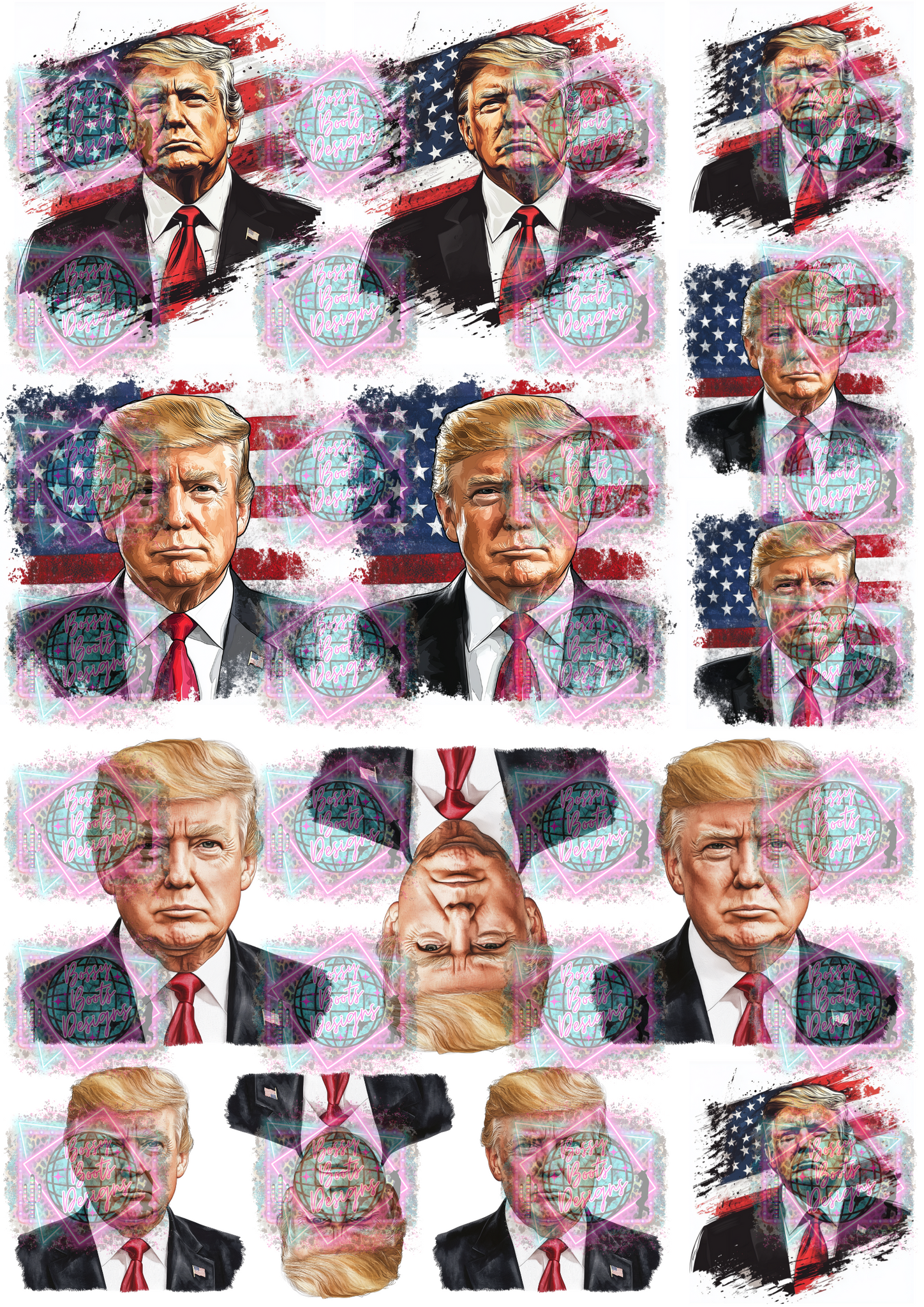 Exclusive Freshie Decal Sheet- Trump 2