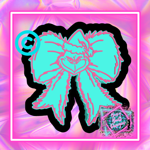 Mean One Face Furry Bow (Exclusive)