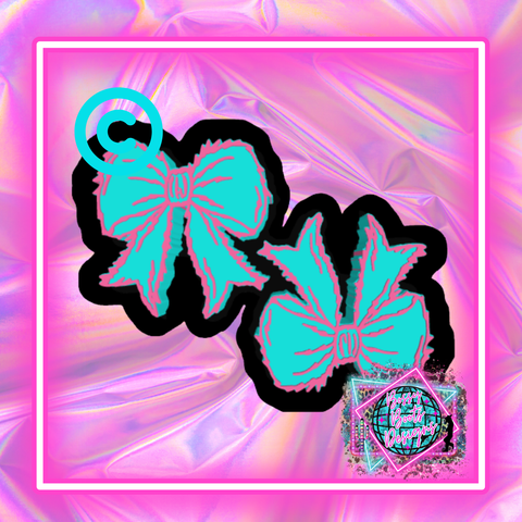 Mean One Furry Bow Vent Clips