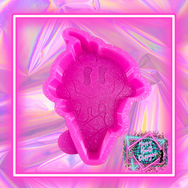 Drippy Smiley Ice Cream