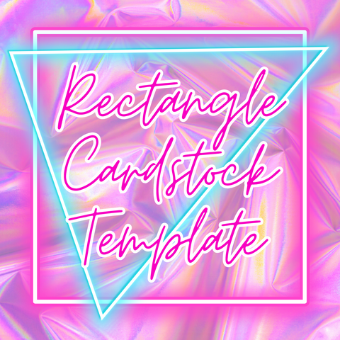 Rectangle Cardstock Template