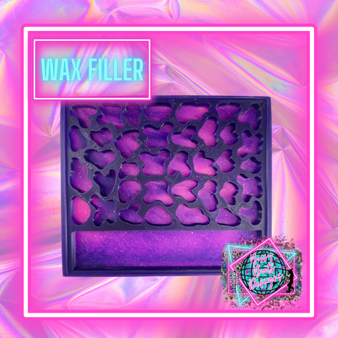 Medium Cow Print Wax Filler Mold W/ Catch Tray (Exclusive)