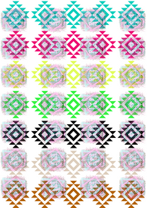 Exclusive Freshie Decal Sheet- Aztec 2