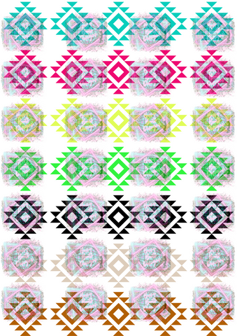 Exclusive Freshie Decal Sheet- Aztec 2