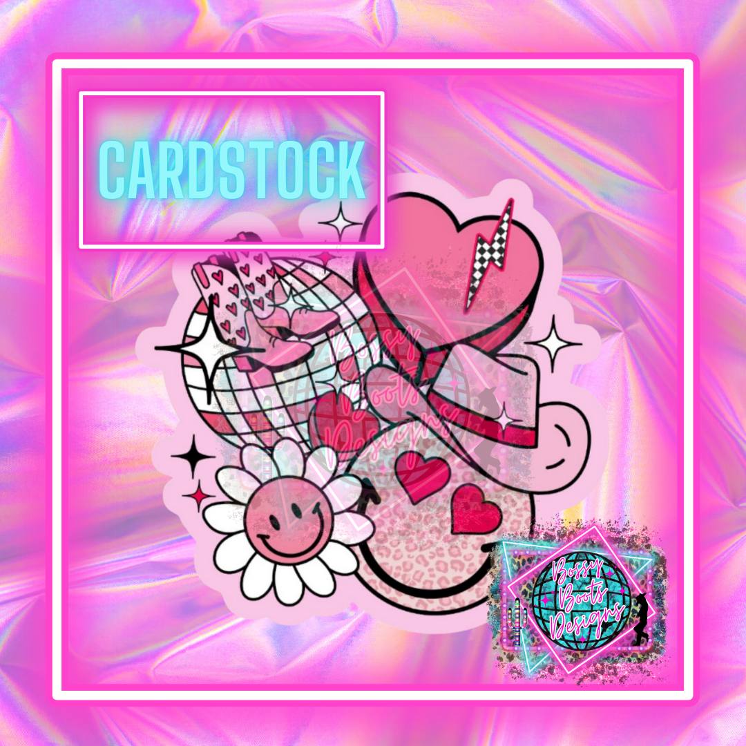 Retro Valentine Vibes Cardstock
