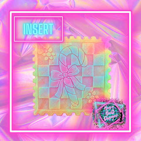 Candy Cane Stamp Insert