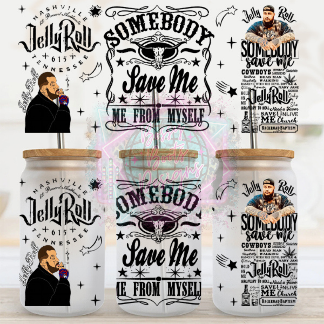 16oz UV DTF cup Wrap-Jelly Roll