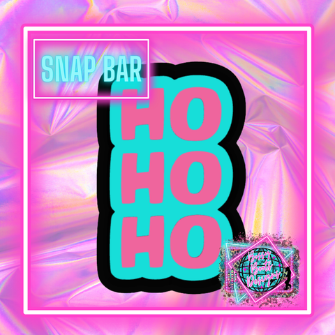 Ho Ho Ho Snap Bar Mold
