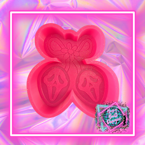 Ghost Face Bow Cherries