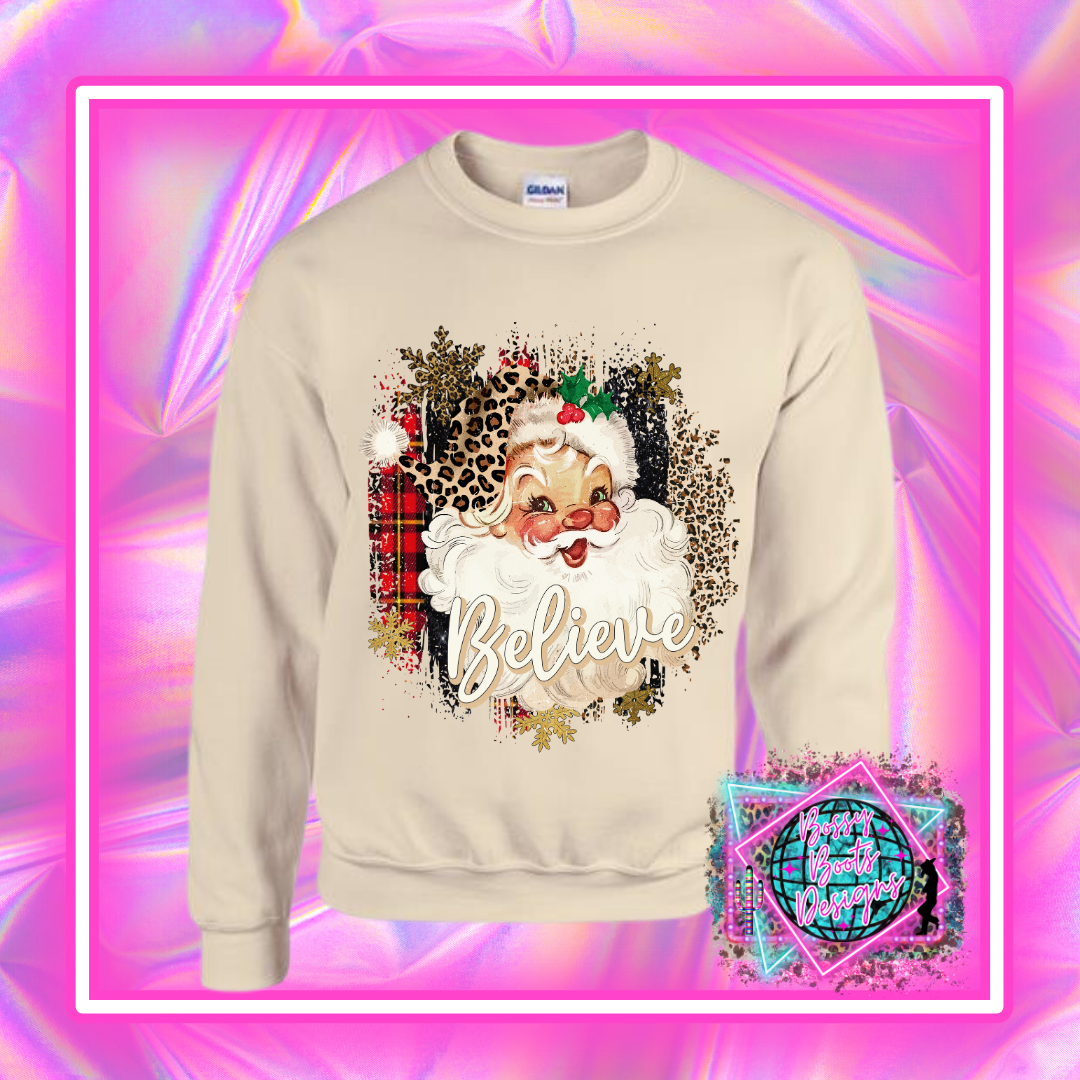 Vintage Santa DTF Sweatshirt