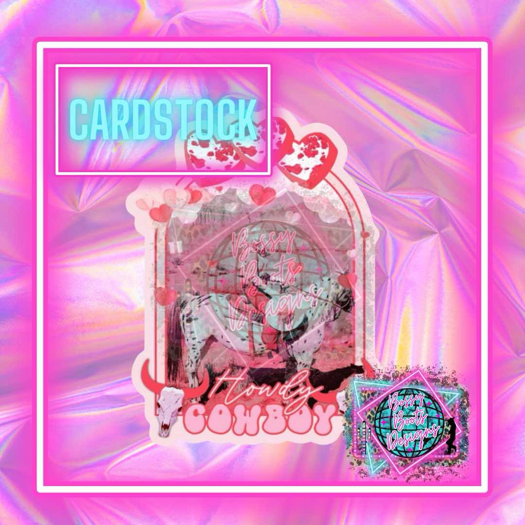 Howdy Cowboy Cardstock