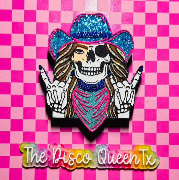 Western Skelly Cowgirl