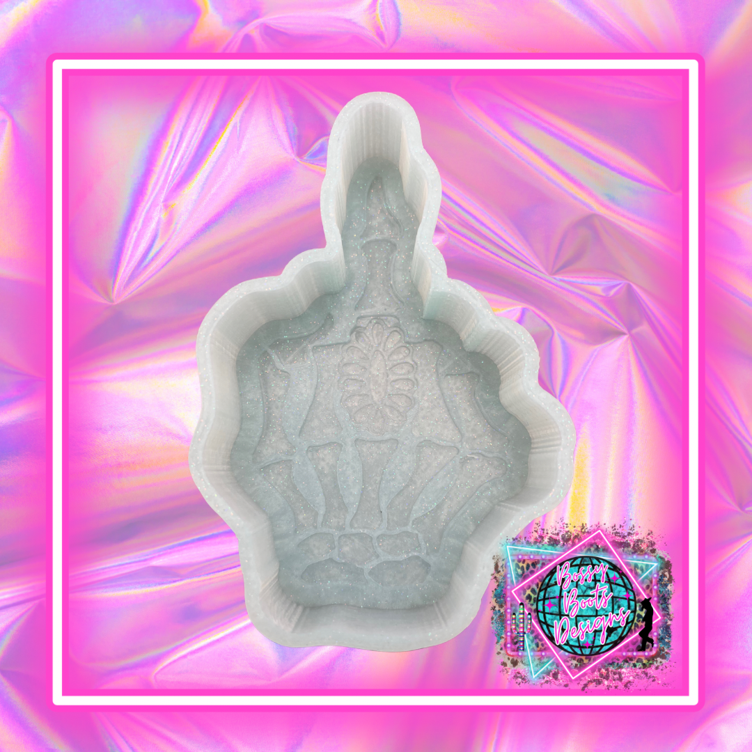 Turquoise Skelly Middle Finger (Exclusive)