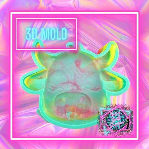 (3D) Cow Head