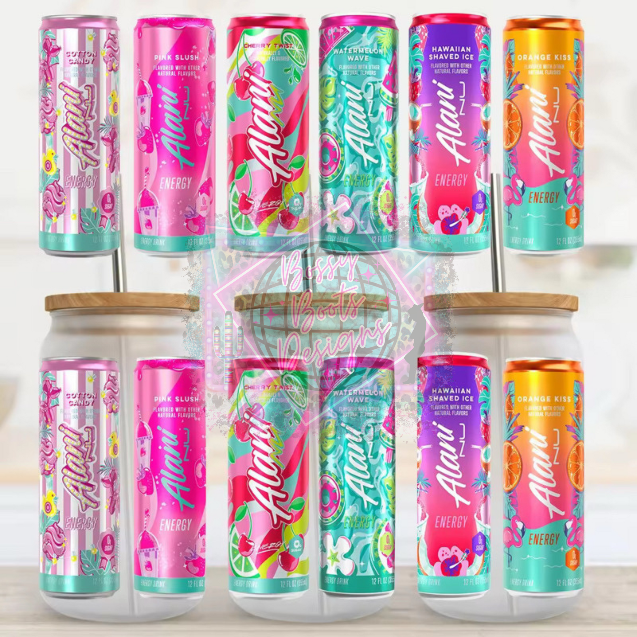 16oz UV DTF Cup Wrap- Alani