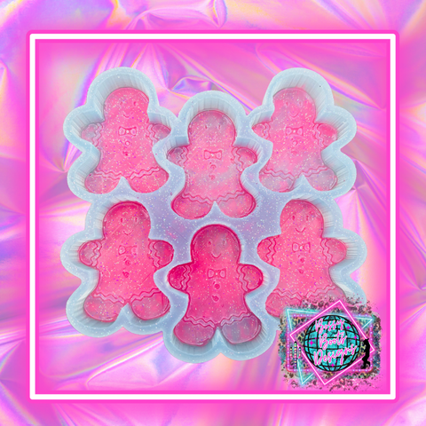 Gingerbread 6 pack  Wax Tart Mold