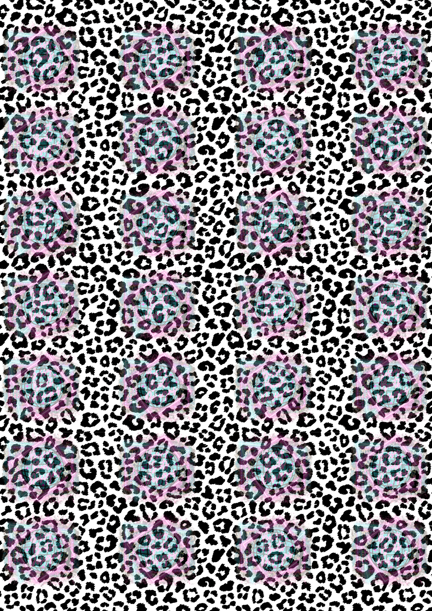 Exclusive Freshie Decal Sheet- Leopard