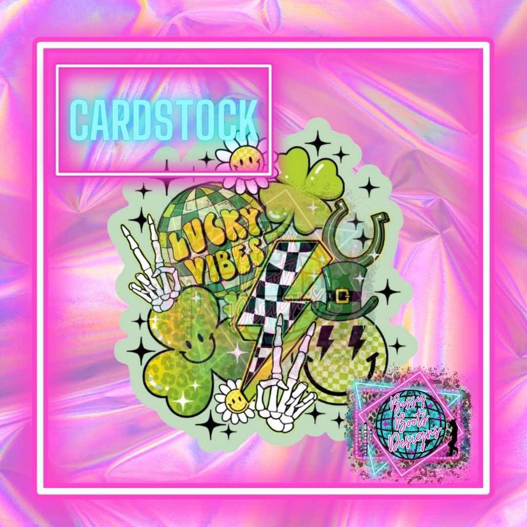 Lucky Vibes Cardstock