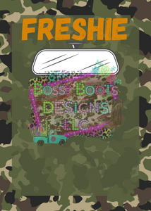 Camo Freshie Bag File