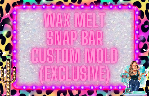 Wax Melt Snap Bar Custom Mold (Exclusive)