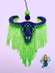 Lime Green Aztec Bull