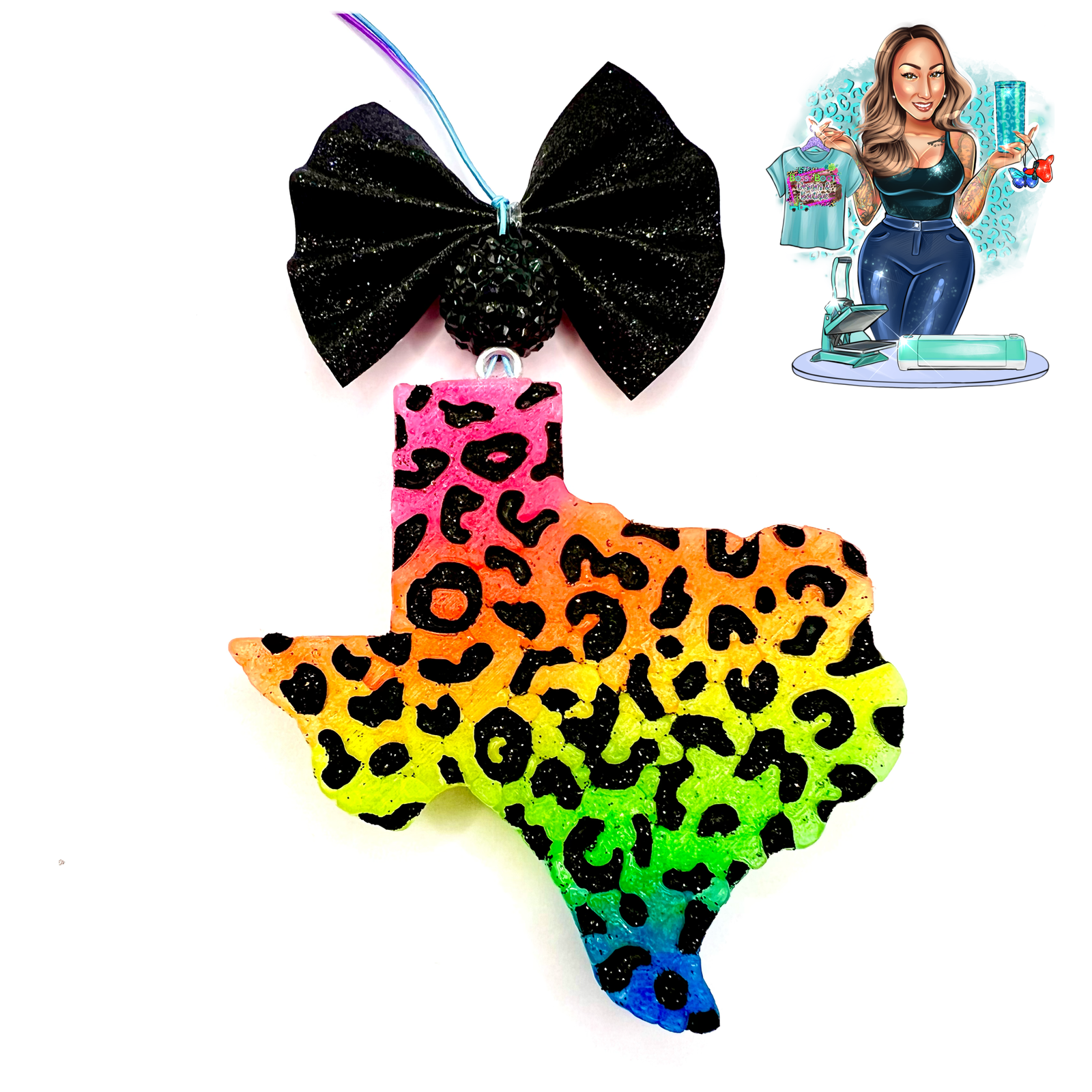 Neon Leopard Texas