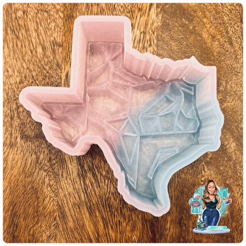 3D Crystal Geode Texas