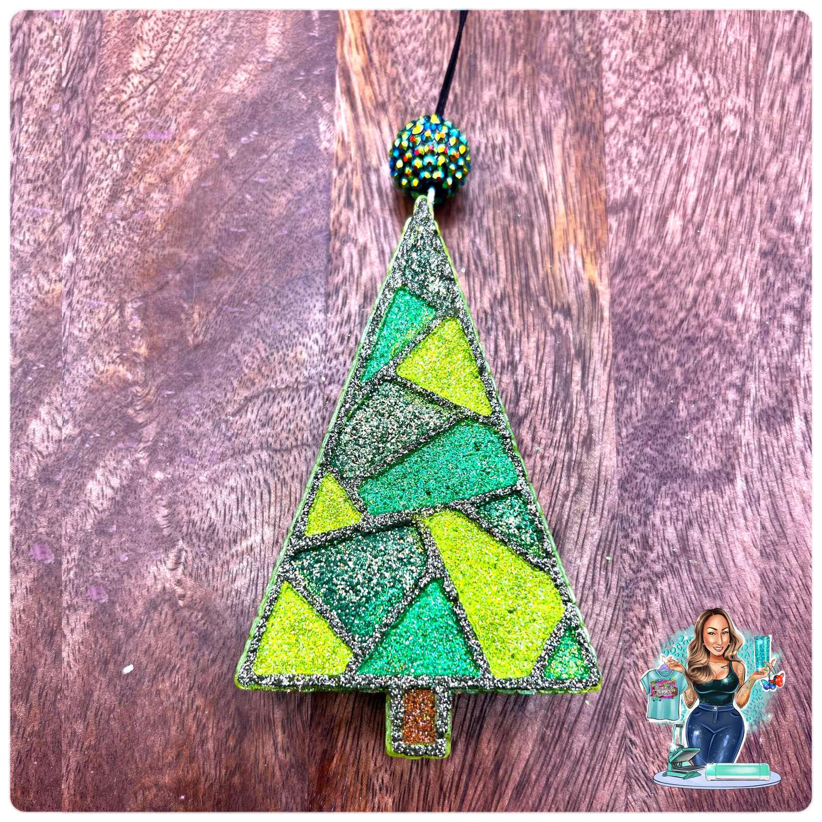 Stained Glass Christmas Tree