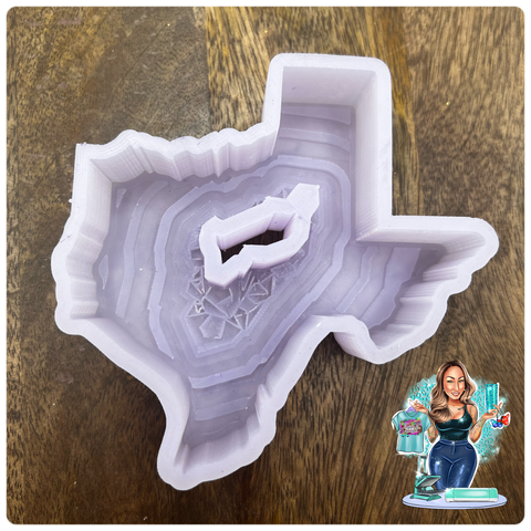 3D Geode Texas With Hole