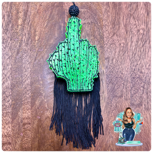 Cactus Middle Finger w/ Fringe