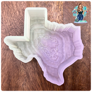 3D Solid Geode Texas