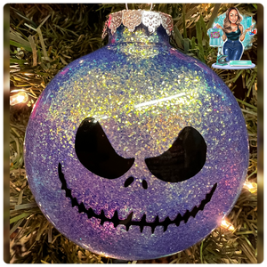 Blue Jack Large Disc Ornament