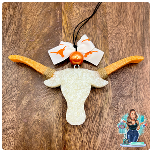 White & Orange Longhorn